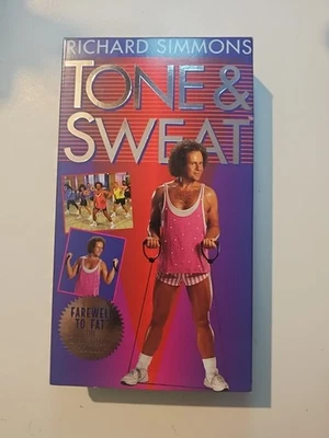 Richard Simmons TONE and SWEAT VHS Tape Workout 1994 - Image 1 of 3
