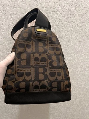 Mochila Burberry Marrón Monograma Foto 1 de 4