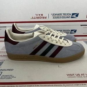 Men's Adidas Gazelle Indoor 'Blue/Burgundy' Sneaker / IG4994 / Size 10.5 - Picture 1 of 7