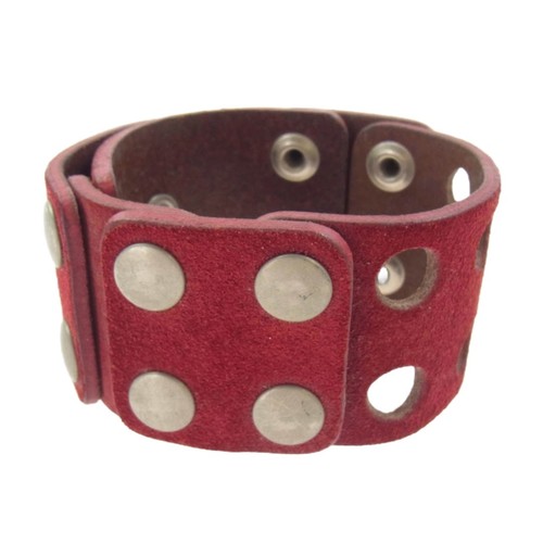 BRACCIALE MAISON MARGIELA PELLE ROSSO usato0