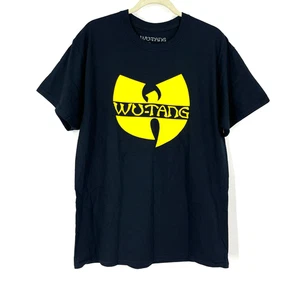 Wu-Tang Clan Official Band Tee Black Yellow 100% Cotton T-Shirt Medium - Picture 1 of 5
