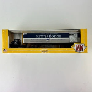 M2 Machines Auto-Haulers 1:64 Scale 1959 Dodge Die-Cast Truck & Trailer Model - Picture 1 of 5