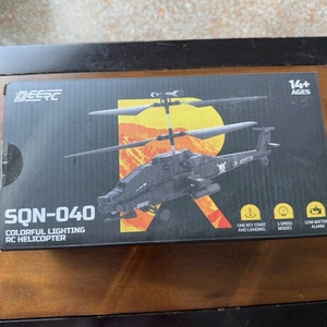 DeeRC SQN-040 Colorful lighting RC helicopter Ages 14 Up 3 Speed Modes  - Picture 1 of 5