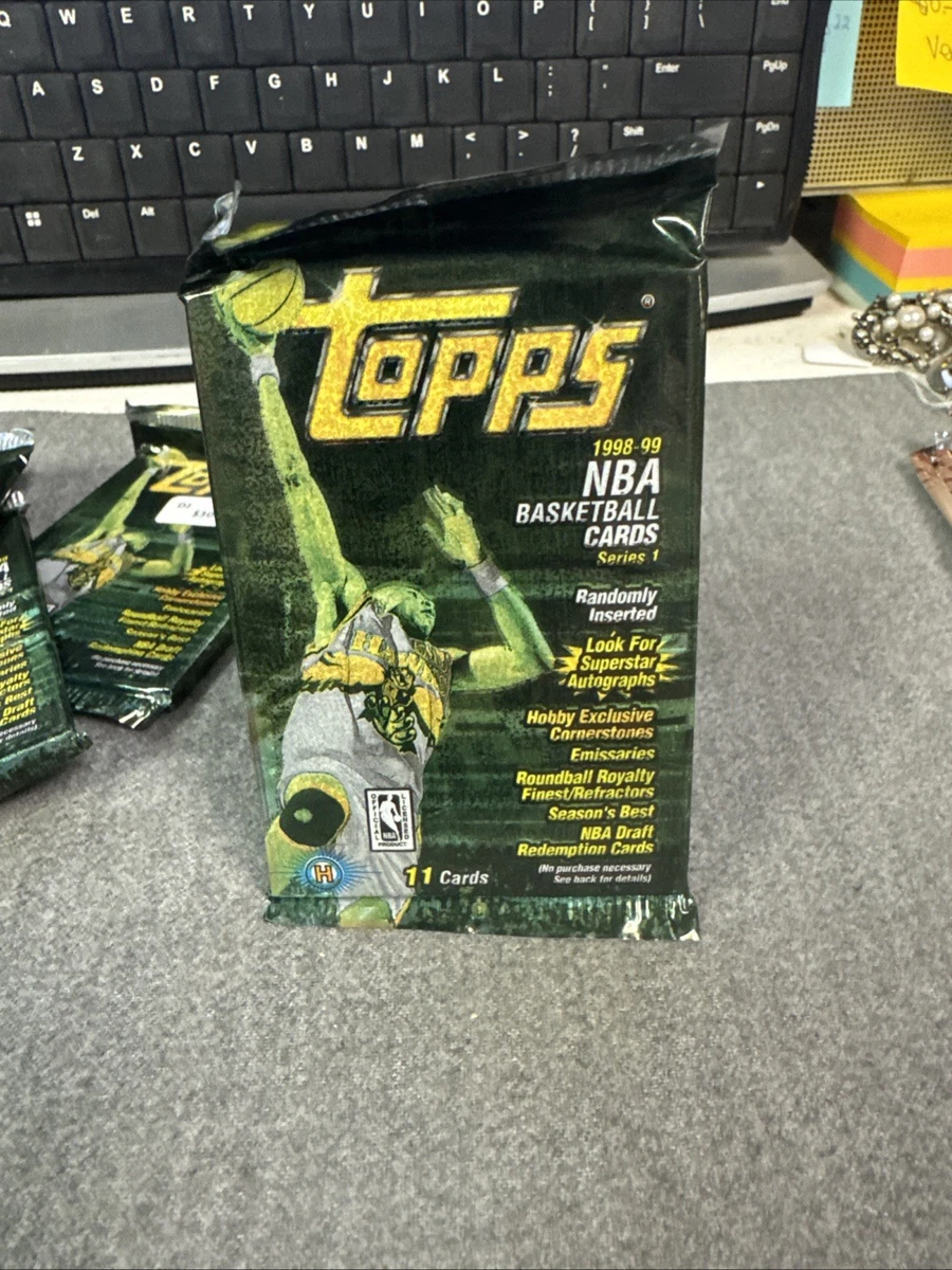 Topps Kobe Bryant Basketball 1998-99 Season Sports Trading Cards