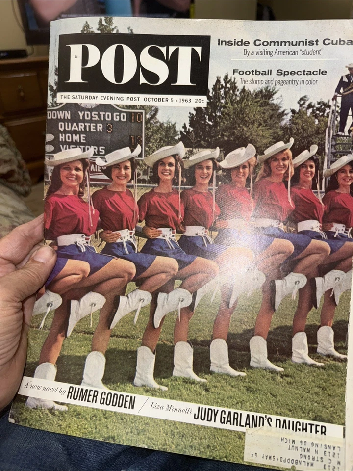 The Saturday Evening Post MAGAZINE The Kilgore Rangerettes Liza Minnelli 10/5/63 Foto 1 de 1