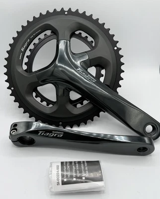 Shimano Tiagra FC-4700 Crankset 50/34T 170 mm Road Bike 2x10-Speed w/o BB Black - Image 1 of 4