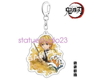 Demon Slayer Agatsuma Zenitsu Keychain 1Pcs Anime Collection Gift - Picture 1 of 1