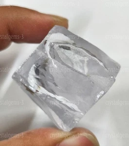 535 Ct White Zircon Rough Uncut Shape for Loose Gemstone - Picture 1 of 5