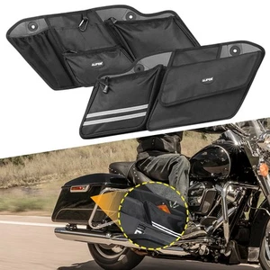 Par de organizadores de alforjas para Harley Road King Electra Glide 93-13 - Imagen 1 de 8