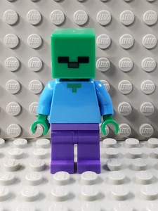 LEGO Minecraft Zombie Minifigura - Imagen 1 de 1