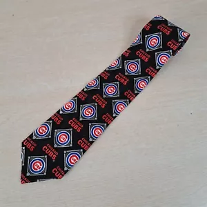 CHICAGO CUBS HERREN KRAWATTE/KRAWATTE, SCHWARZ, VINTAGE, MLB BASEBALL/RM SPORT - Bild 1 von 9