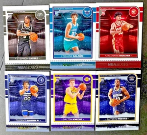 NBA HOOPS 2024-2025 Top Rookies. 6 tarjetas. Lote a granel de tarjetas deportivas - Imagen 1 de 2