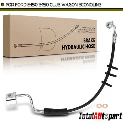 Manguera hidráulica de freno para Ford E-150 E-150 Econoline E-150 Club Wagon delantera derecha Foto 1 de 4