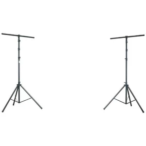 (2) Two 9 Foot Tripod Lightweight Portable Tripod Stands w/ Top Crossbar - Picture 1 of 1