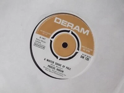 B7 45 UK IMPORT PROCOL HARUM WHITER SHADE OF PALE/LIME STREET BLUES 7" EXCELLENT - Image 1 of 2