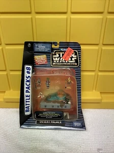 Star Wars Micro Machines Action Fleet Battle Pack 8 Jabba the Hutt Desert Palace - Picture 1 of 2