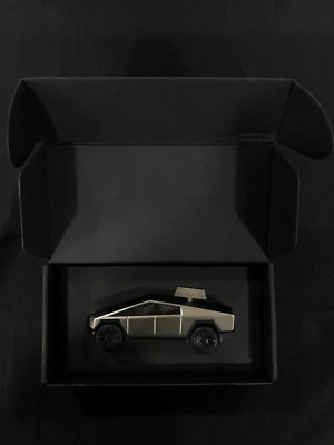 Tesla CYBERTRUCK Wind-up Racer Toy IN HAND Sold Out Brand New INTERNATIONAL SHIP - Image 1 of 3