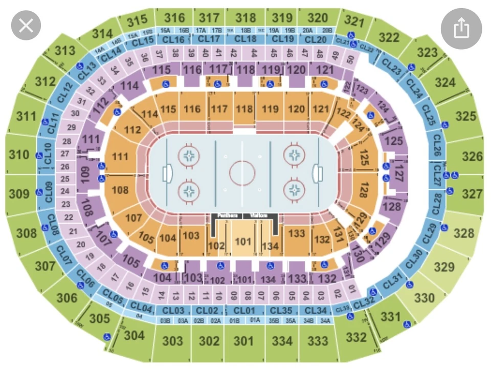 2 Florida Panthers vs New York Islanders  Tickets  Sec 133 Row 18 Aisle 12/7/25 - Image 1 of 1