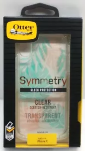 Otterbox Symmetry Series Case for Apple iPhone X Easy Breezy Leaf - Picture 1 of 3