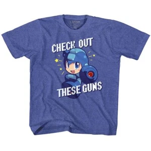 Kids Mega Man Check It Out Gaming Shirt - Picture 1 of 3