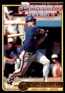 1992 Topps McDonald's Howard Johnson Baseball Cards #23