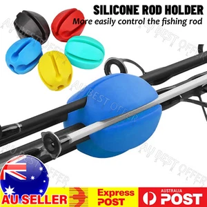 6PCS Random Color Fishing Rod Holder Ball Fishing Tackle Ties Fishing AUS - Picture 1 of 8