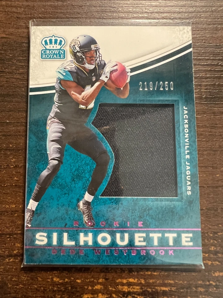 A128,853 - 2017 Crown Royale RC Silhouette Jersey Pink #15 Dede Westbrook/250 - Image 1 of 1