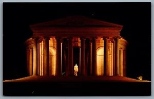 Postcard Washington DC c1960s Jefferson Memorial 19 Foot Statue by Rudolph Evans - Picture 1 of 2