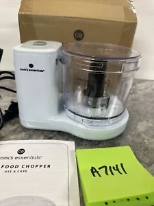 Cook's Essentials Mini One-Touch 2-Cup Food Chopper Light Baby Blue NEW K62719 - Picture 1 of 13