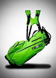 Luxury Golf Stand Bag - Tross Golf Neon Green - Picture 1 of 3