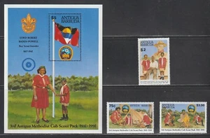 Antigua Stamps Scott 1489 - 1492 17th World Scout Jamboree MNH F-VF - Bild 1 von 2