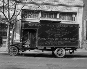 Ford Merchants Transfer Truck Vintage 8x10 Reprint Of Old Photo - Picture 1 of 1
