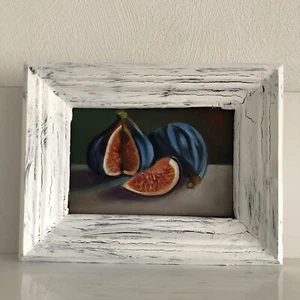 original oil paintingе, Figs,still life, Wall Art,gift,miniature - Picture 1 of 6