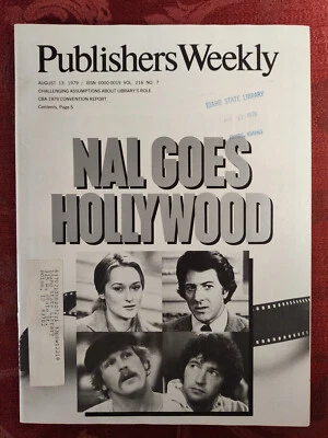 Rare PUBLISHERS WEEKLY Books Magazine August 13 1979 W. S. Kuniczak - Image 1 of 2