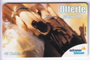 DOM-TOM TELECARTE / PHONECARD .. ILE LA REUNION 20F OUTREMER EPICES EP21 +N° - Picture 1 of 2