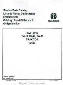 Ford 8000 8200 8400 8600 8700 9000 9200 9600 9700 TW10 TW20 TW30 Parts Manual - Picture 1 of 1