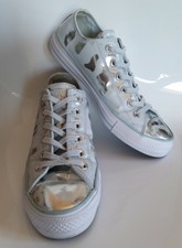 silver leather converse uk