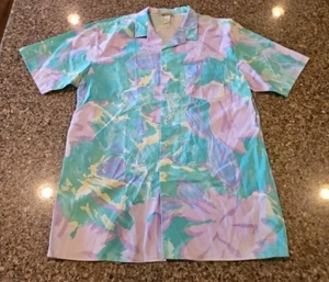 Coolers by Wrangler Floral Shirt Short Sleeve Button Up Womens Large Vintage - Picture 1 of 8