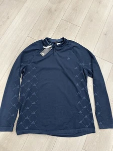 New Adidas U365 Prime Knit Long Sleeve Golf Hike Club Shirt Men’s L Conav - Picture 1 of 4