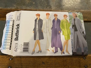 Butterick Misses Chaqueta Plumero Top Falda Pantalones Costura Patrón EE. UU. 14-18 6213 - Imagen 1 de 2