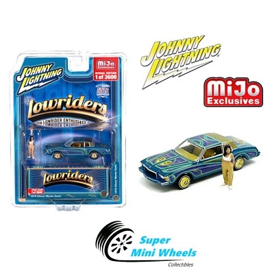 Chevrolet Monte Carlo 1978 Johnny Lightning 1:64 Lowriders con figura AD - Mijo Foto 1 de 2