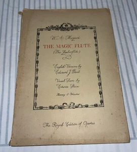 Vintage Sheet Music Book The Magic Flute Boosey & Hawkes  - Picture 1 of 12