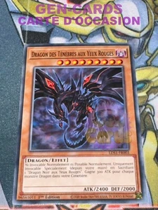 GEBRAUCHT Yu Gi Oh Karte DRACHE DER DUNKELHEIT MIT ROTEN AUGEN LDS1-FR003 1.Auflage - Bild 1 von 1