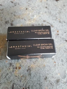 2 Anastasia Beverly Hills Clear Brow Gel 0.05 oz/1.5mL Mini Travel Size - Picture 1 of 3