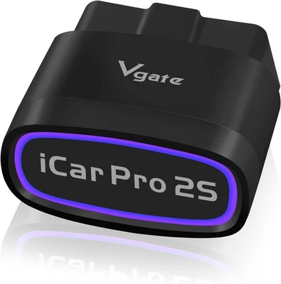 Adaptador lector de códigos Vgate iCar Pro 2S Bluetooth OBD-II para iOS/Android/Windows Foto 1 de 4