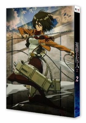 Attack on Titan Vol.2 Limited Ed Blu-ray CD Japan Shingeki no Kyojin Mikasa F/S - Image 1 of 3