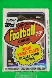 1988 Topps Football Cello Factory Sealed Pack - Possible Bo Jackson RC - Picture 1 of 2