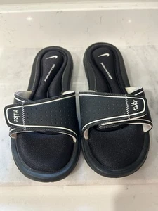 Sandalias Nike Comfort Plantilla Slides Chanclas Para Mujer Talla 8 Negras - Imagen 1 de 5