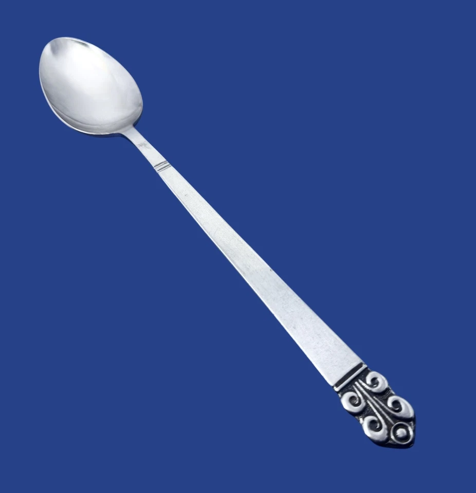 Hull DANISH KING Japan Stainless Flatware -- Iced Tea Spoon 7 1/2" - Image 1 of 1