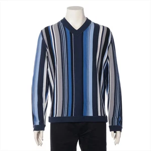 Tejido de cachemir Hermès L azul para hombre - Imagen 1 de 7